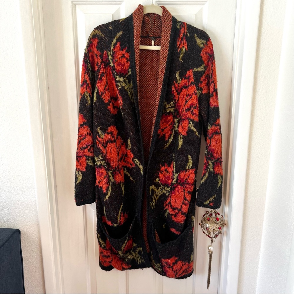 Free People Flower Power Cardigan HTF Size Small